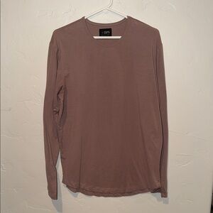 Cuts Clothing Long Sleeve Tee - Brown
